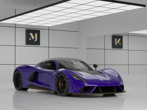 Hennessey Venom F5 3D Model