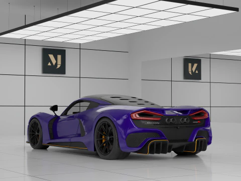 Hennessey Venom F5 3D Model