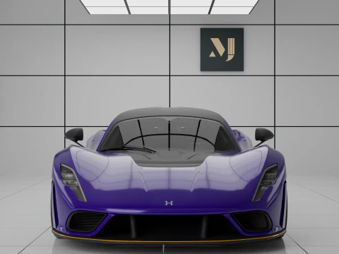 Hennessey Venom F5 3D Model