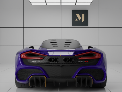 Hennessey Venom F5 3D 模型