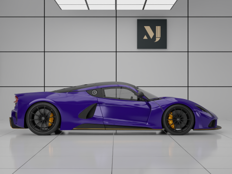 Hennessey Venom F5 3D 模型
