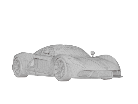 Hennessey Venom F5 3D 模型