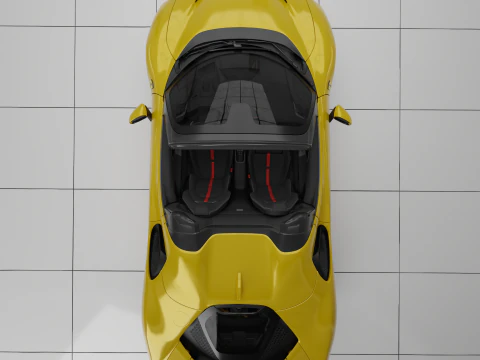 2021 Ferrari SF90 Spider 3D Model