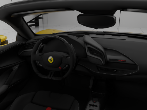 2021 Ferrari SF90 Spider 3Dモデル