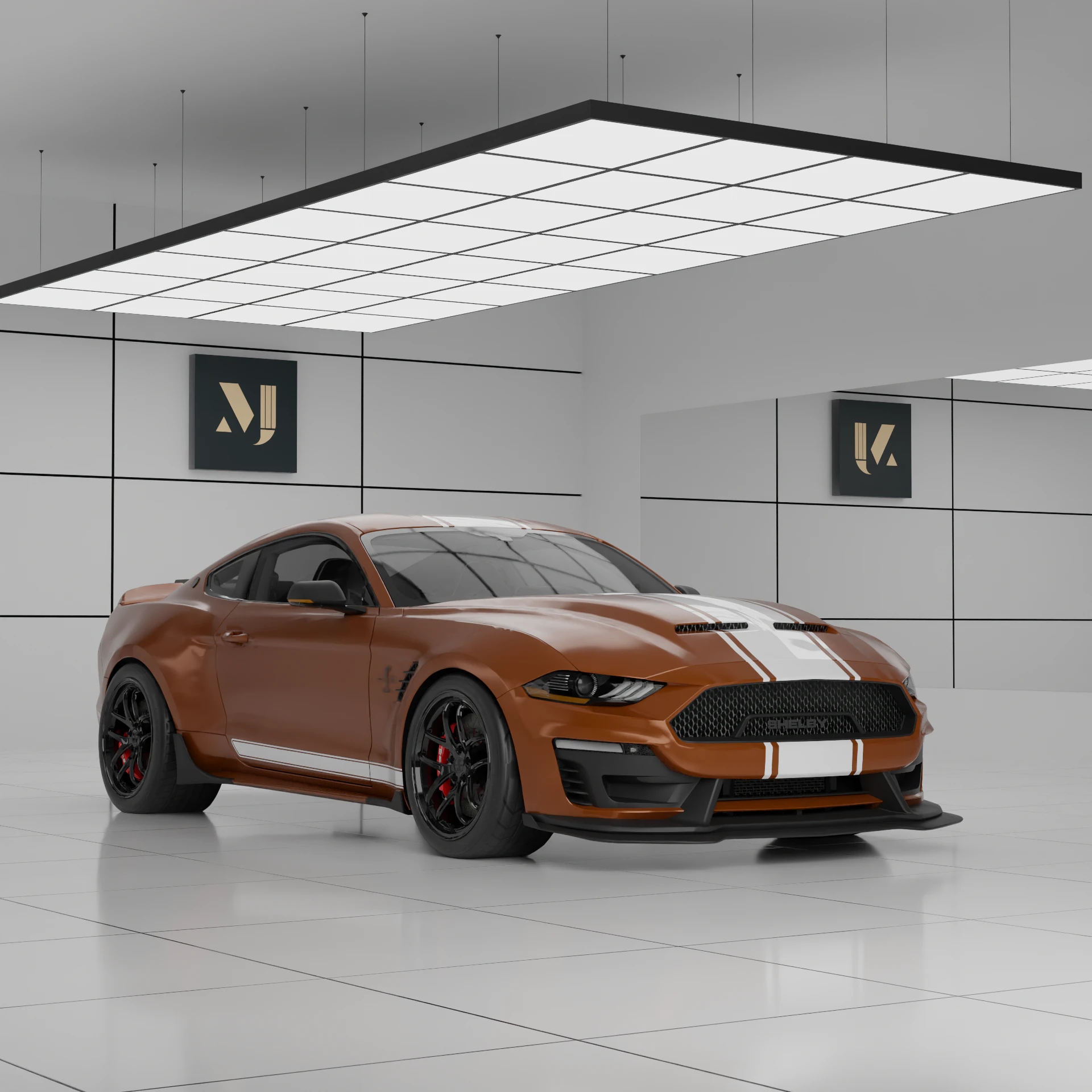 Car Shelby Super Snake 3D Model .c4d .max .obj .3ds .fbx .stl .blend 