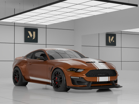 Car Shelby Super Snake 3D Model