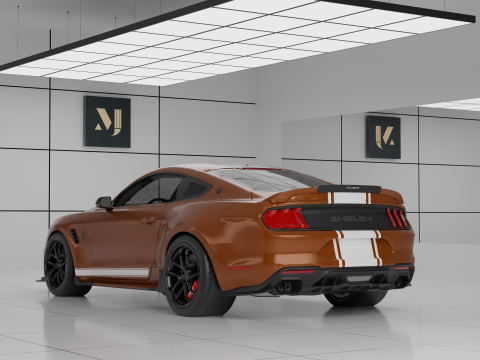 Car Shelby Super Snake 3Dモデル
