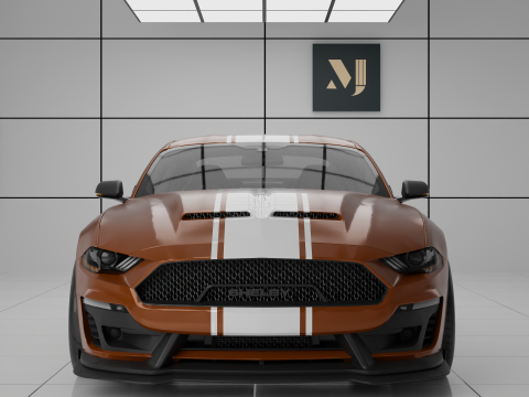Car Shelby Super Snake 3Dモデル
