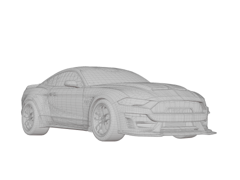 Car Shelby Super Snake 3Dモデル