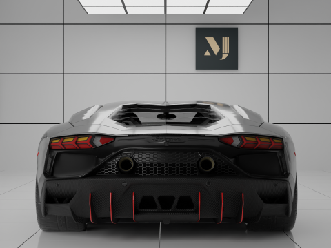 Car Aventador LP 780-4 Ultimae 3D 모델