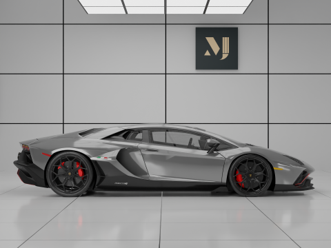 Car Aventador LP 780-4 Ultimae 3D 모델