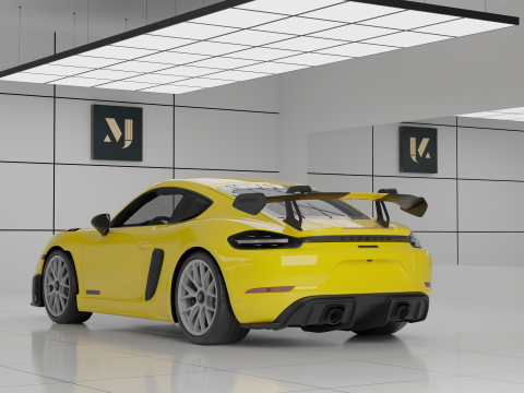 Porsche 718 Cayman GT4 RS 3D-Modell