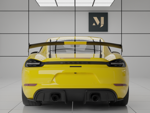 Porsche 718 Cayman GT4 RS 3D-Modell