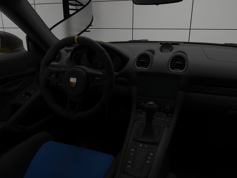 Porsche 718 Cayman GT4 RS 3D-Modell