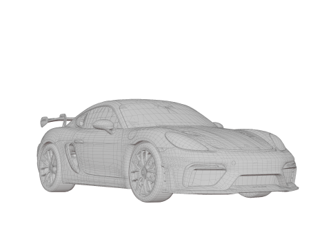 Porsche 718 Cayman GT4 RS 3D-Modell