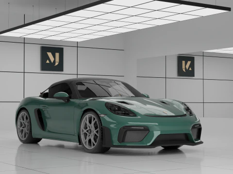 Porsche 718 Spyder RS 3D Model