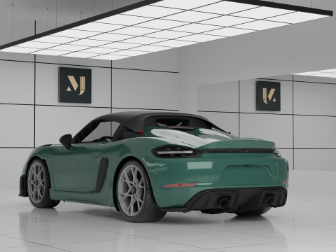Porsche 718 Spyder RS 3D Model