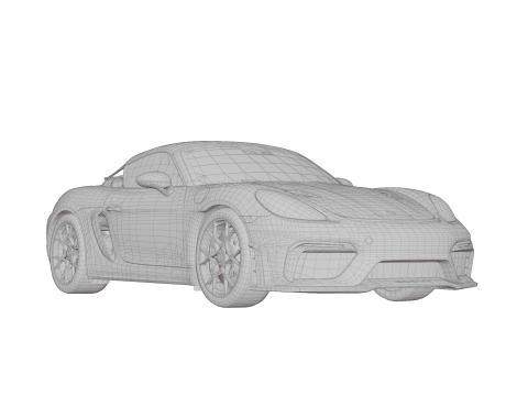 Porsche 718 Spyder RS 3D Model