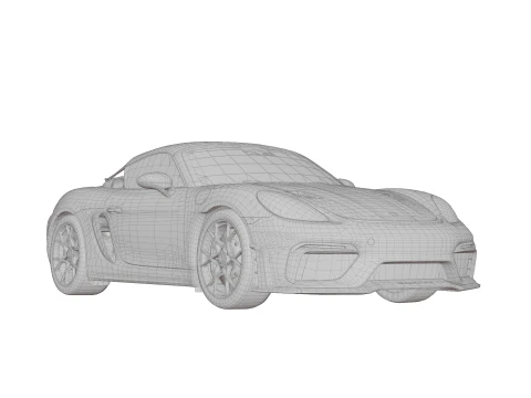 Porsche 718 Spyder RS 3D Model