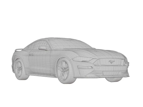Mustang GT 3D Model