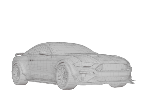Mustang RTR Spec5 3D Model