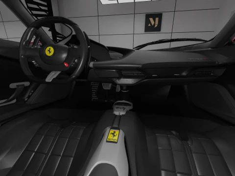 Ferrari Daytona SP3 3D Model