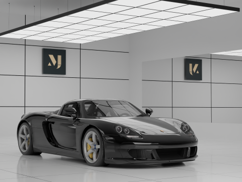 Porsche Carrera GT Modèle 3D