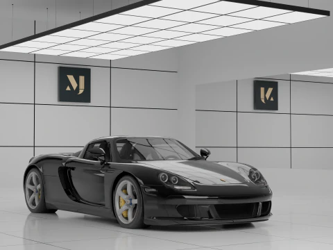 Porsche Carrera GT 3D Model