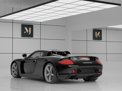 Porsche Carrera GT 3D Model