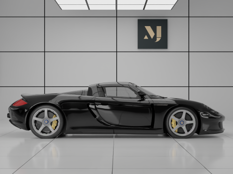 Porsche Carrera GT 3D Model