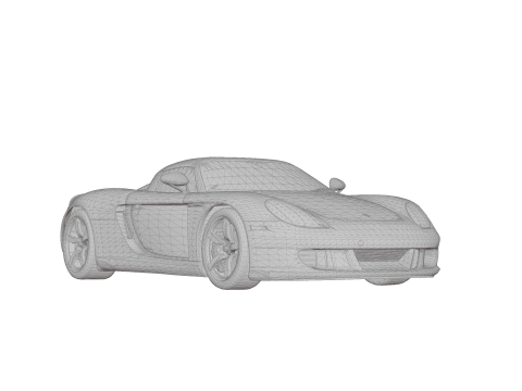 Porsche Carrera GT 3D Model