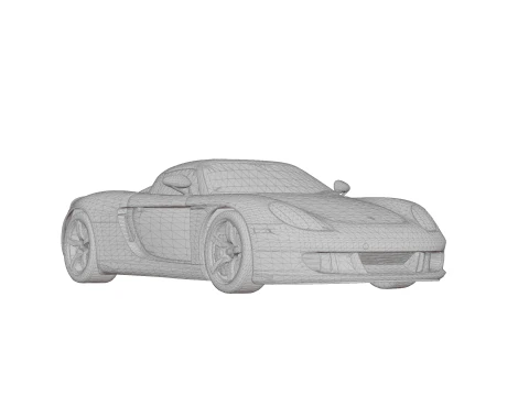 Porsche Carrera GT 3D Model