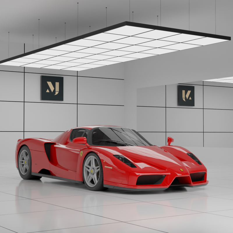 Ferrari Enzo Model 3D .c4d .max .obj .3ds .fbx .stl .blend 