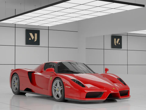 Enza Ferrariego Model 3D