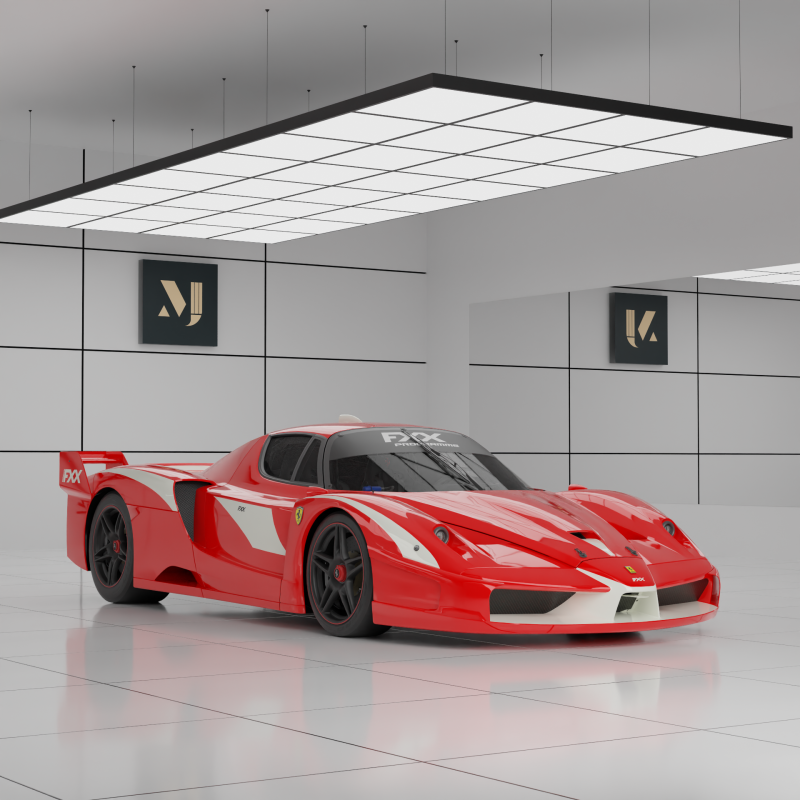 Ferrari FXX Evolution 3D 모델 .c4d .max .obj .3ds .fbx .stl .blend 