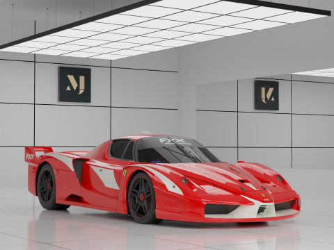 Ferrari FXX Evolution 3D Model