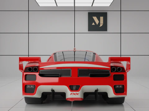 Ferrari FXX Evolution 3D Model