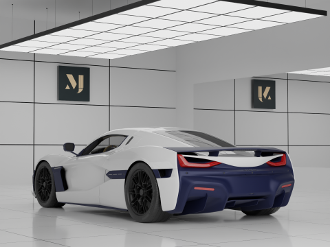 Rimac Nevera 3Dモデル