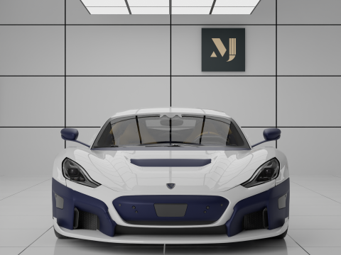 Rimac Nevera 3Dモデル