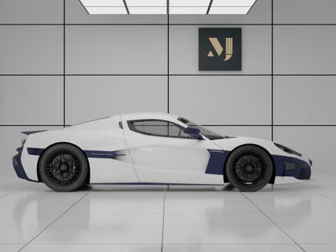Rimac Nevera 3Dモデル