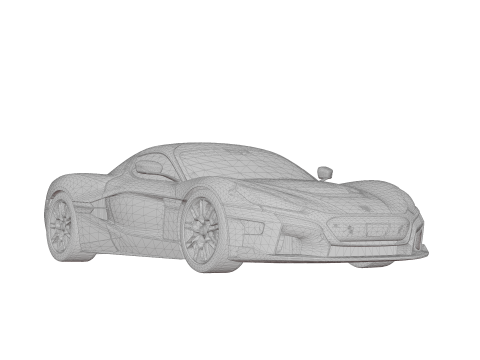 Rimac Nevera 3Dモデル