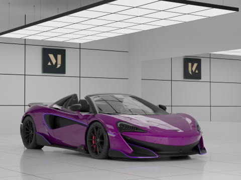 McLaren 600LT Spider by MSO Modello 3D