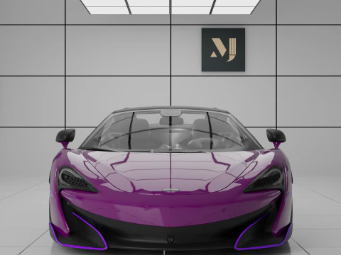 McLaren 600LT Spider by MSO 3D Model