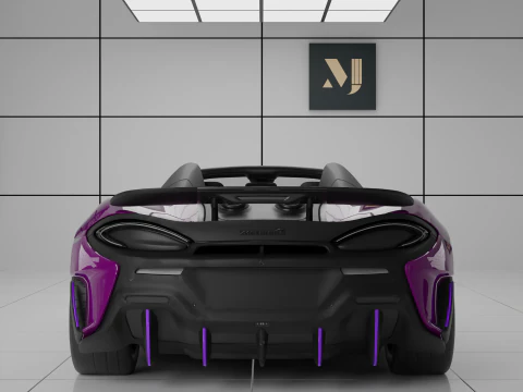McLaren 600LT Spider by MSO 3D Model