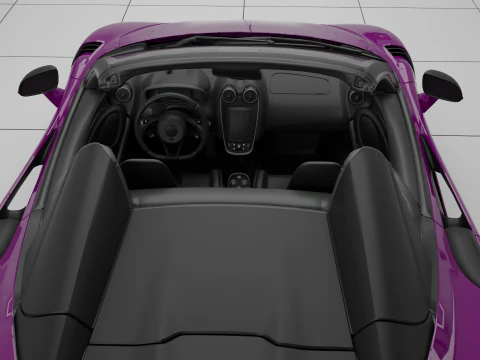 McLaren 600LT Spider by MSO 3D Model