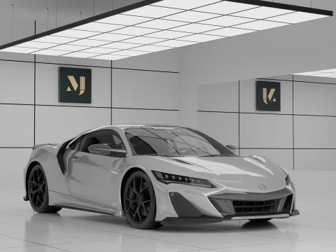 Acura NSX Type S 3D Model