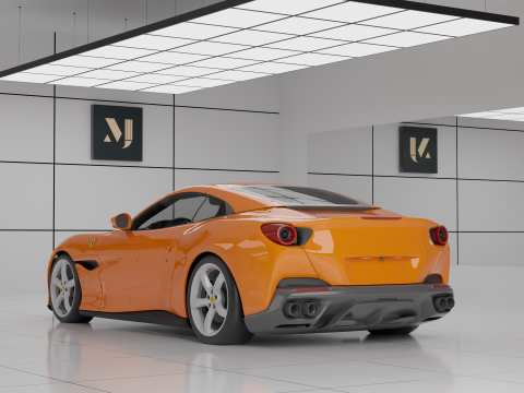 Ferrari Portofino 3D-Modell