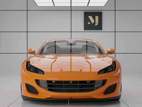 Ferrari Portofino 3D-Modell