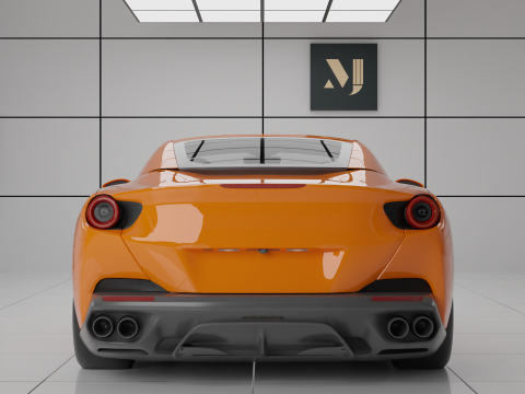 Ferrari Portofino 3D-Modell