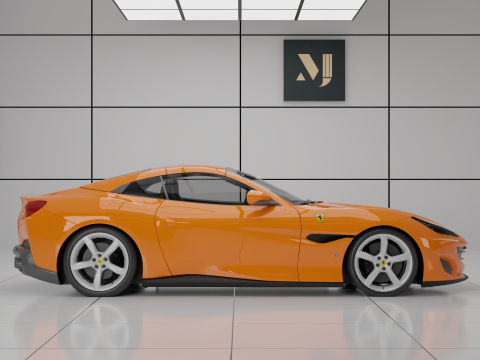 Ferrari Portofino 3D-Modell